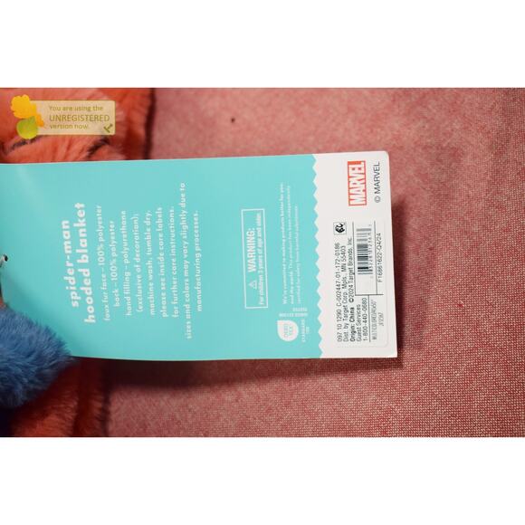 The Marvel Collection by Pillowfort Spider-Man Kids' 40x50" Hooded Blanket* - Picture 4 of 5